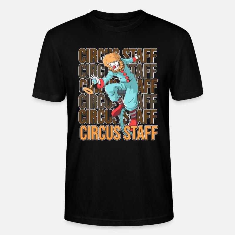 Circus Staff Ringmaster Carnival Clown - Stanley/Stella Unisex Bio-T-Shirt CRAFTER - Schwarz