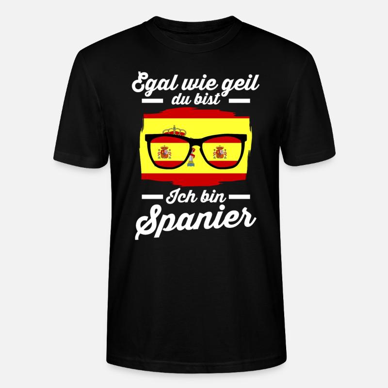Espana Spanier Spanisches Spanien - Stanley/Stella Unisex Bio-T-Shirt CRAFTER - Schwarz