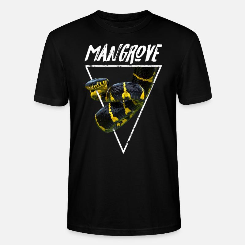 Mangrovenschlangen-Gift-Schlangenpfleger - Stanley/Stella Unisex Bio-T-Shirt CRAFTER - Schwarz