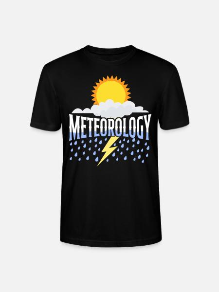 Meteorologist Weather Forecast - Stanley/Stella CRAFTER Unisex Organic T-Shirt - black