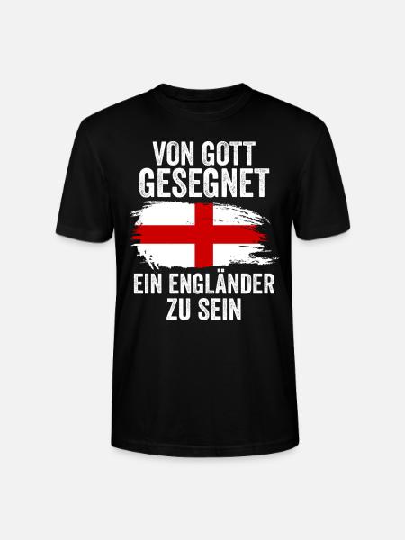 England Engländer Englisches - Stanley/Stella Unisex Bio-T-Shirt CRAFTER - Schwarz