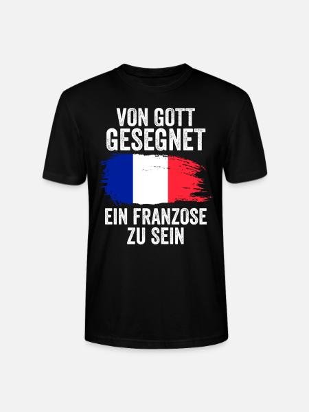Frankreich Franzose Französisches - Stanley/Stella Unisex Bio-T-Shirt CRAFTER - Schwarz