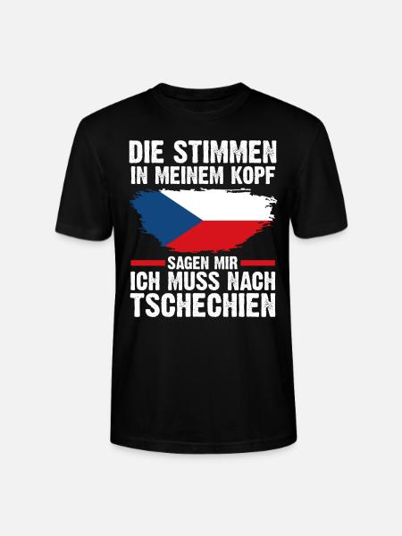 Tschechien Tscheche Tschechisches - Stanley/Stella Unisex Bio-T-Shirt CRAFTER - Schwarz