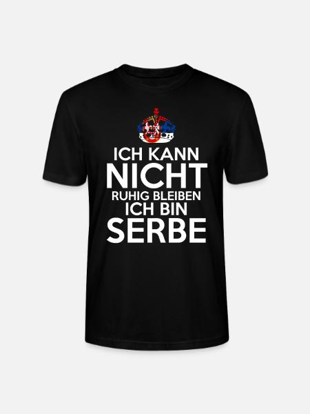 Serbien Serbe Serbisches - Stanley/Stella Unisex Bio-T-Shirt CRAFTER - Schwarz