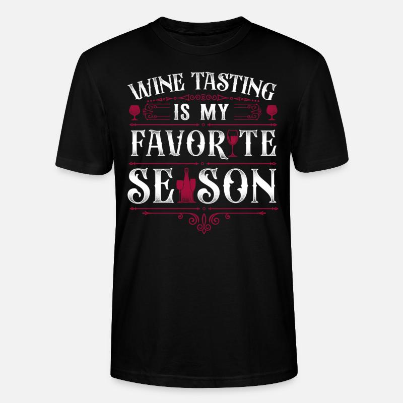 Sommelier Wine Drinking Tasting - Stanley/Stella Unisex Bio-T-Shirt CRAFTER - Schwarz