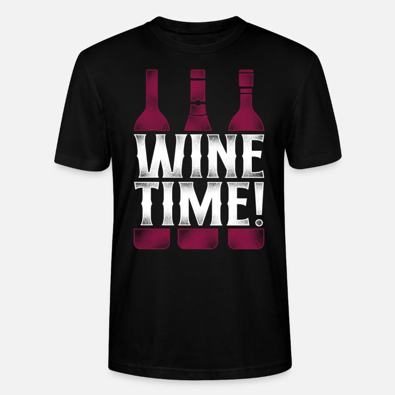 Sommelier Wine Drinking Tasting - Stanley/Stella Unisex Bio-T-Shirt CRAFTER - Schwarz