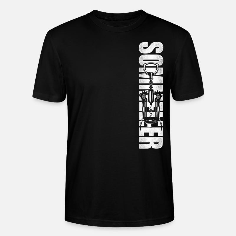 Sommelier Wine Drinking Tasting - Stanley/Stella Unisex Bio-T-Shirt CRAFTER - Schwarz