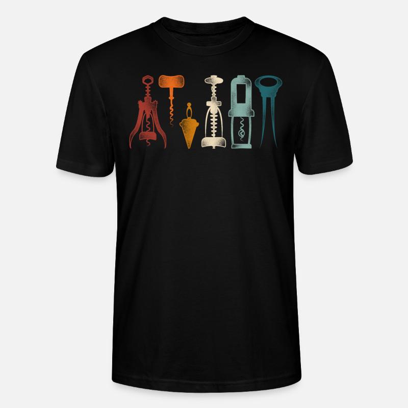 Sommelier Wine Drinking Tasting - Stanley/Stella Unisex Bio-T-Shirt CRAFTER - Schwarz