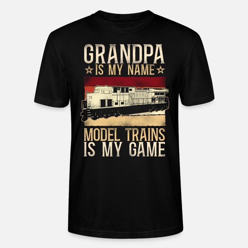 Freight Diesel Train Driver - Stanley/Stella Unisex Bio-T-Shirt CRAFTER - Schwarz