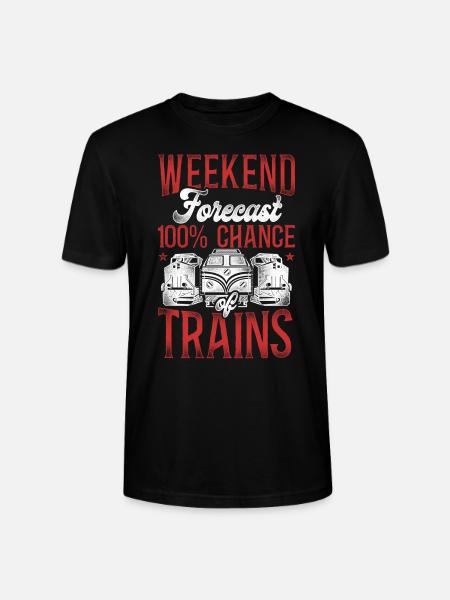 Freight Diesel Train Driver - Stanley/Stella CRAFTER Unisex Organic T-Shirt - black