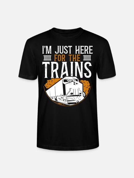 Freight Diesel Train Driver - Stanley/Stella CRAFTER Unisex Organic T-Shirt - black