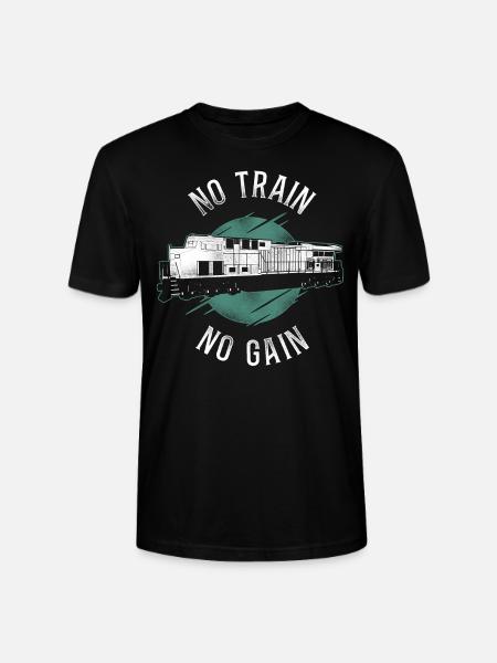 Freight Diesel Train Driver - Stanley/Stella CRAFTER Unisex Organic T-Shirt - black
