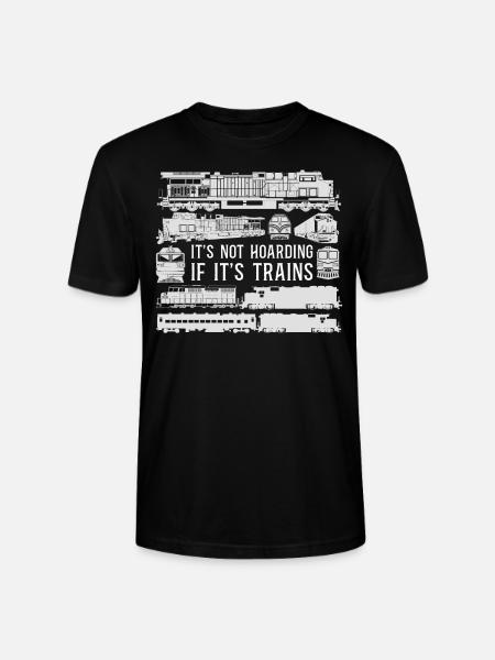 Freight Diesel Train Driver - Stanley/Stella CRAFTER Unisex Organic T-Shirt - black