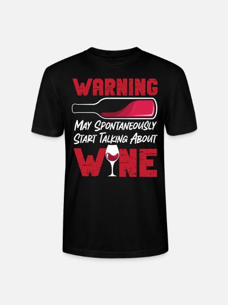 Sommelier Wine Drinking Tasting - Stanley/Stella CRAFTER Unisex Organic T-Shirt - black