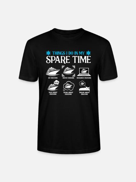Cruise Cruise Vacation Cruiser - Stanley/Stella CRAFTER Unisex Organic T-Shirt - black