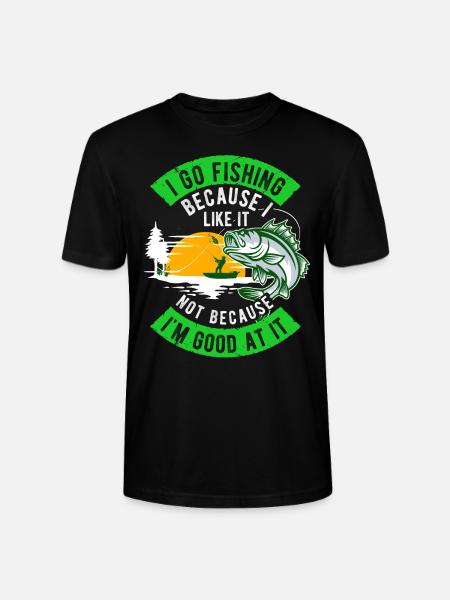 Angler Hobby Angler Fischer - Stanley/Stella CRAFTER Unisex Organic T-Shirt - black