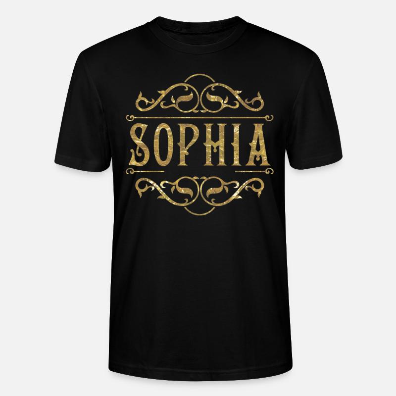 Sophia or - T-shirt bio CRAFTER Stanley Stella Unisexe - noir