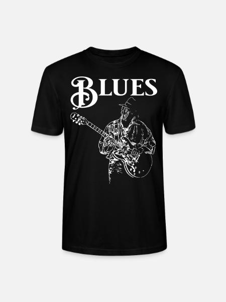 Blues Music - Stanley/Stella CRAFTER Unisex Organic T-Shirt - black