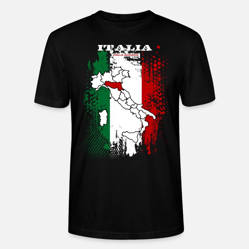 Emilia Romagna - Stanley/Stella Unisex Bio-T-Shirt CRAFTER - Schwarz