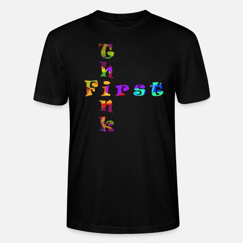 Think First - Stanley/Stella Unisex Bio-T-Shirt CRAFTER - Schwarz