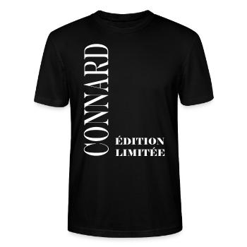 Edition limitée connard - T-shirt bio CRAFTER Stanley Stella Unisexe - noir - Devant - Alina (178cm) & Michal (187cm)