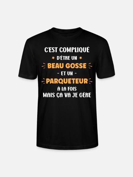 Parqueteur - T-shirt bio CRAFTER Stanley Stella Unisexe - noir