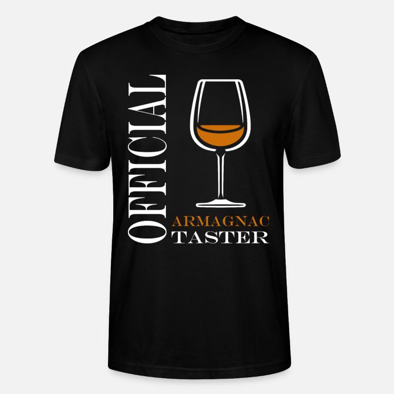 Official armagnac taster - T-shirt bio CRAFTER Stanley Stella Unisexe - noir