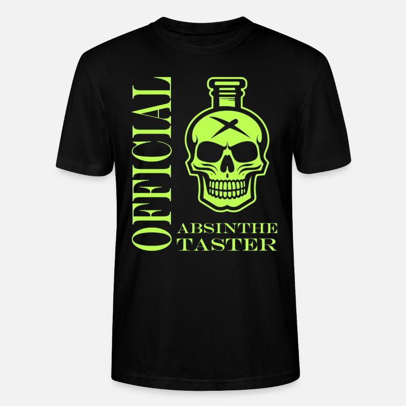 Official absinthe taster - Stanley/Stella CRAFTER Unisex Organic T-Shirt - black