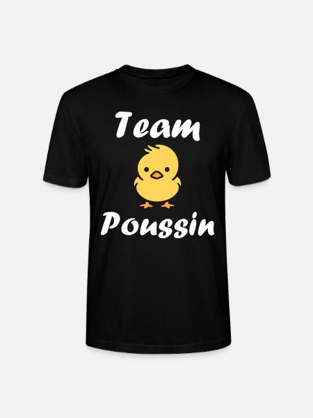 Team poussin - T-shirt bio CRAFTER Stanley Stella Unisexe - noir