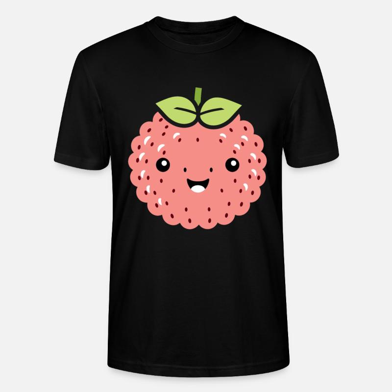 Fruit Humour petit litchi - T-shirt bio CRAFTER Stanley Stella Unisexe - noir