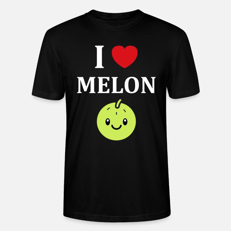 Fruit Humour petit Melon - T-shirt bio CRAFTER Stanley Stella Unisexe - noir