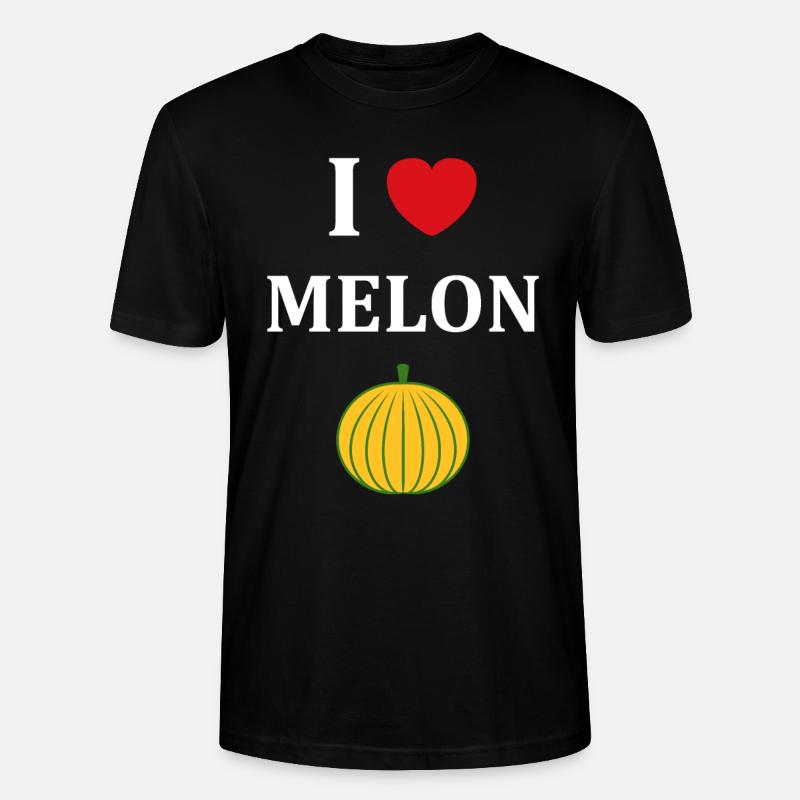 Fruit Humour petit Melon - T-shirt bio CRAFTER Stanley Stella Unisexe - noir