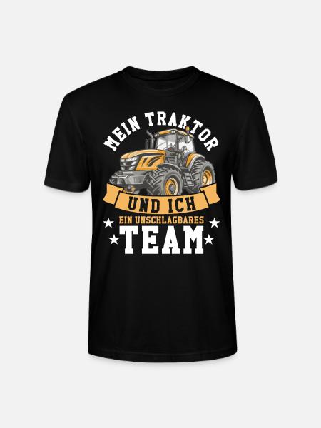 Landwirt Ackerbauer Traktor - Stanley/Stella Unisex Bio-T-Shirt CRAFTER - Schwarz
