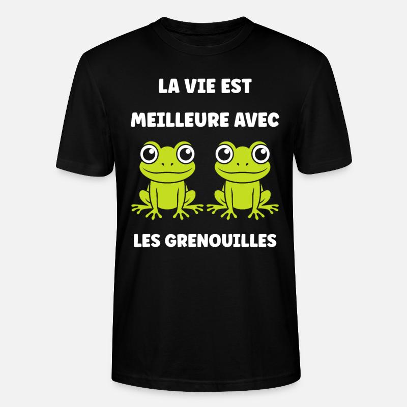 Petite grenouille - T-shirt bio CRAFTER Stanley Stella Unisexe - noir