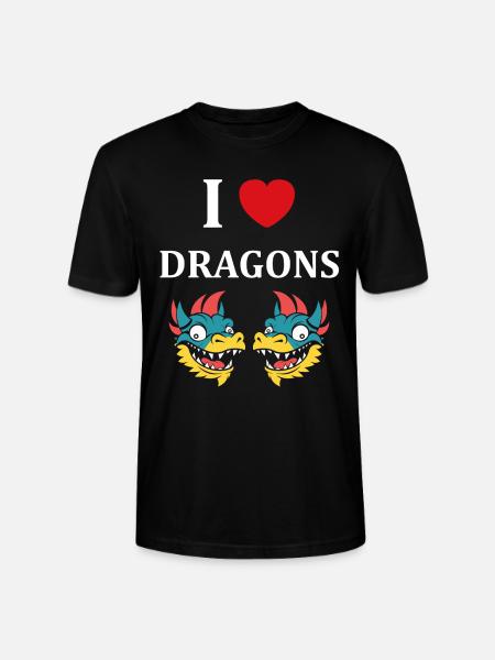 Bébé dragon - T-shirt bio CRAFTER Stanley Stella Unisexe - noir