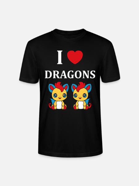 Bébé dragon - T-shirt bio CRAFTER Stanley Stella Unisexe - noir