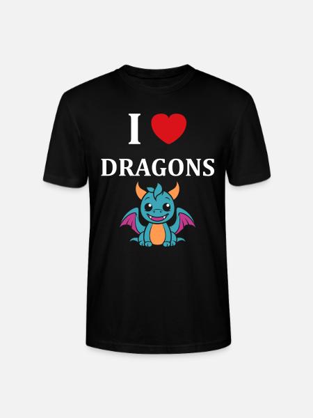 Bébé dragon - T-shirt bio CRAFTER Stanley Stella Unisexe - noir