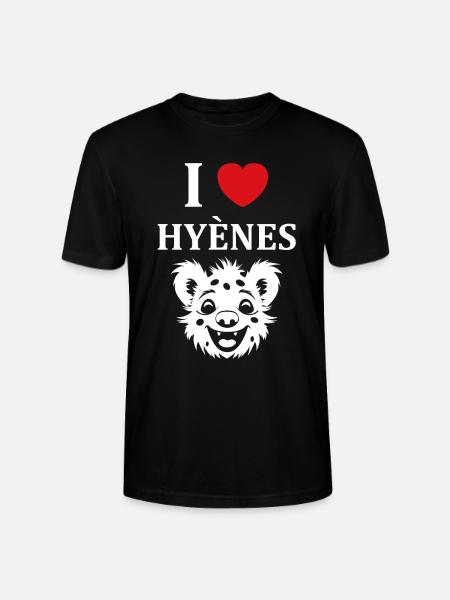 hyène - T-shirt bio CRAFTER Stanley Stella Unisexe - noir