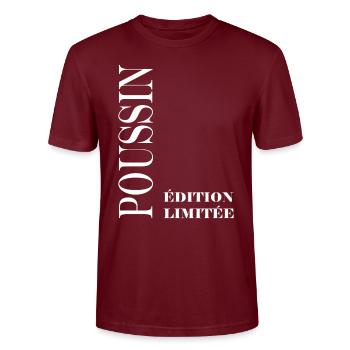 poussin - T-shirt bio CRAFTER Stanley Stella Unisexe - bordeaux - Devant - Alina (178cm) & Michal (187cm)