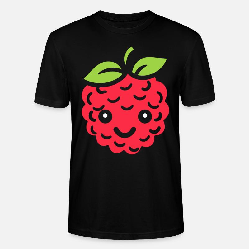 Himbeere - Stanley/Stella Unisex Bio-T-Shirt CRAFTER - Schwarz