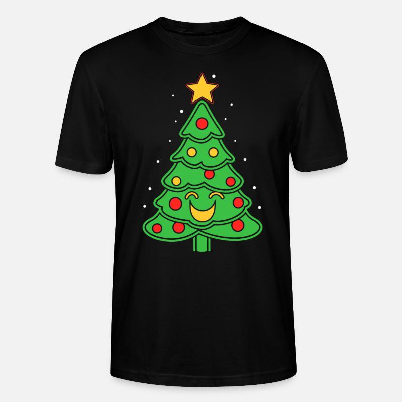 Kleiner Weihnachtsbaum - Stanley/Stella Unisex Bio-T-Shirt CRAFTER - Schwarz