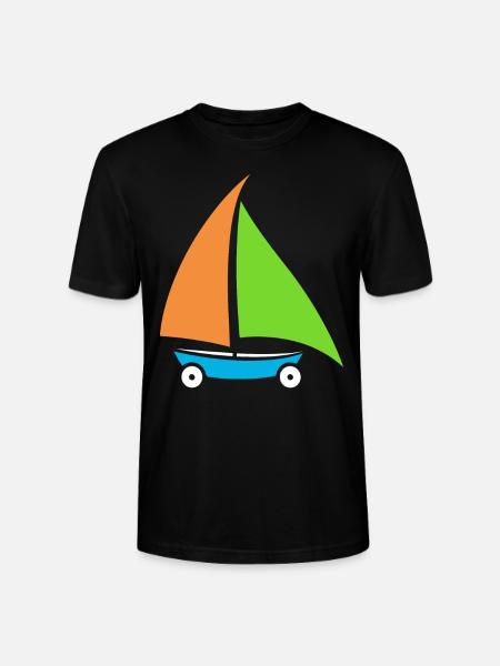 Sand yachting - Stanley/Stella CRAFTER Unisex Organic T-Shirt - black