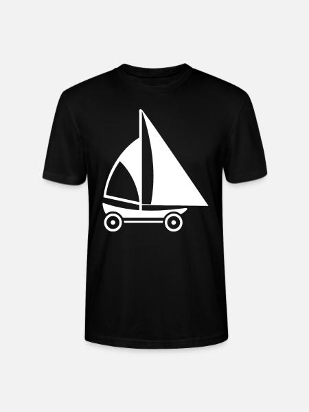 Sand yachting - Stanley/Stella CRAFTER Unisex Organic T-Shirt - black