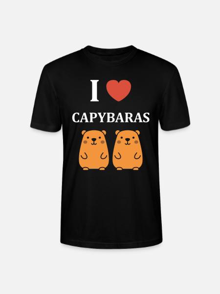 Humour Capybara - T-shirt bio CRAFTER Stanley Stella Unisexe - noir