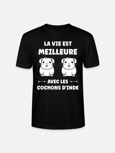 Humour cochon d'ine - T-shirt bio CRAFTER Stanley Stella Unisexe - noir