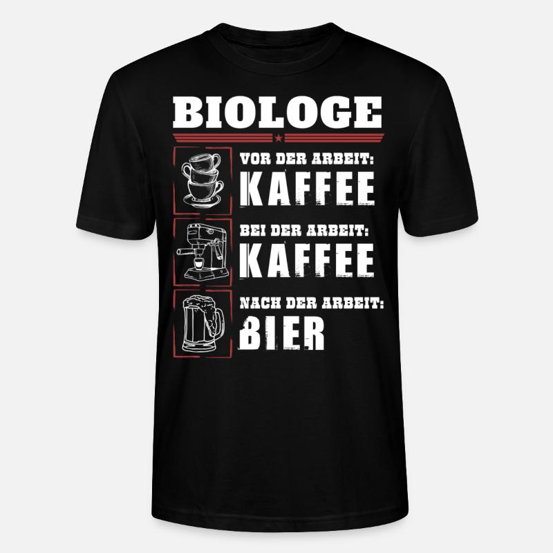 Mon quotidien de biologiste - T-shirt bio CRAFTER Stanley Stella Unisexe - noir