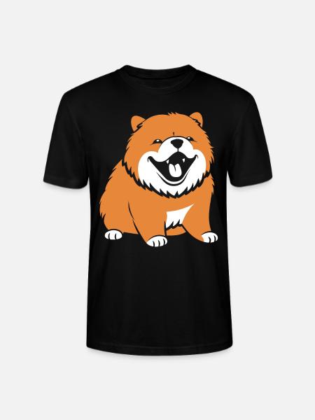 Chow Chow Dog - Stanley/Stella CRAFTER Unisex Organic T-Shirt - black