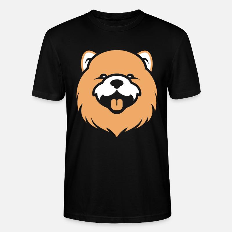 Chien chow chow - T-shirt bio CRAFTER Stanley Stella Unisexe - noir
