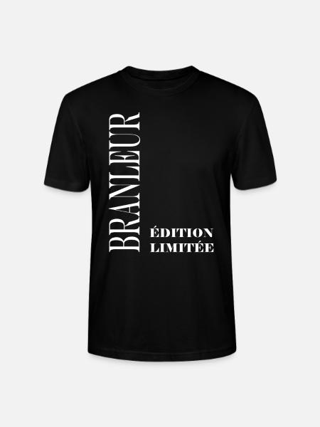 branleur - T-shirt bio CRAFTER Stanley Stella Unisexe - noir