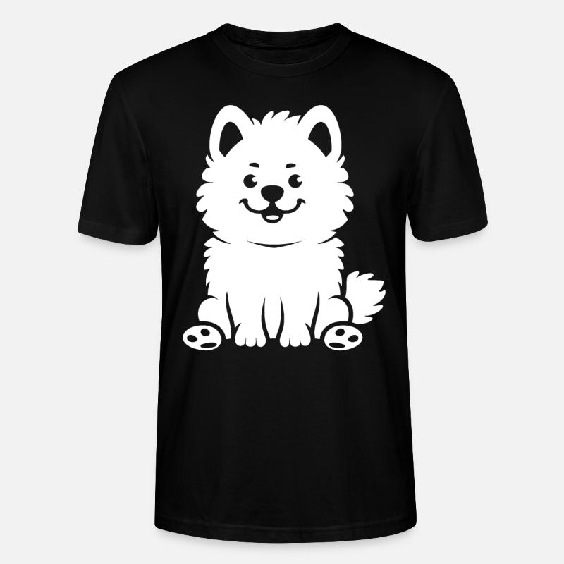 Chien Samoyède - T-shirt bio CRAFTER Stanley Stella Unisexe - noir
